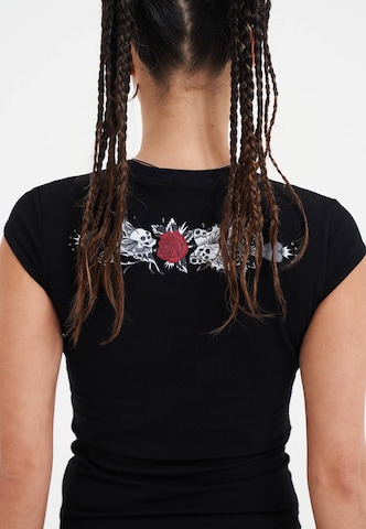 Ed Hardy T-Shirt in Schwarz