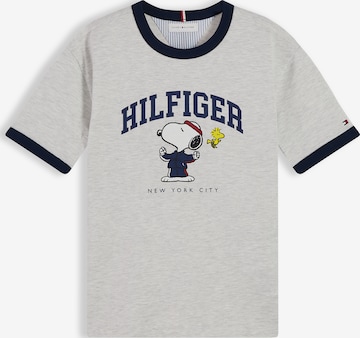 TOMMY HILFIGER Paita 'PEANUTS' värissä harmaa: etupuoli