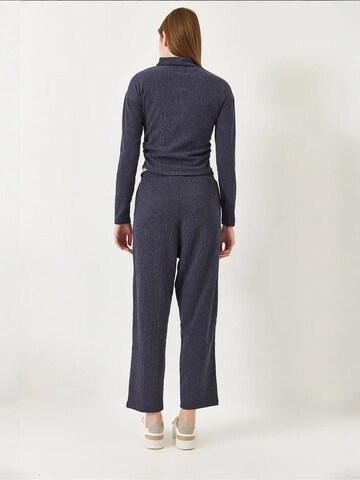 Bianco Lucci - Calças de fato em azul