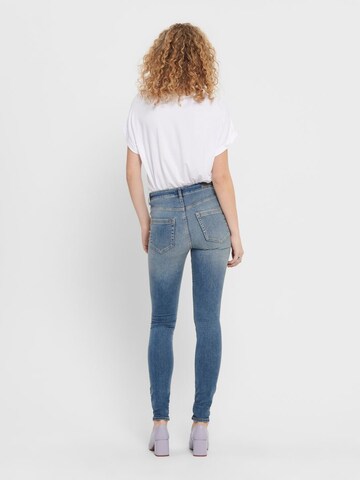 Only Tall Skinny Jeans 'BLUSH' in Blauw