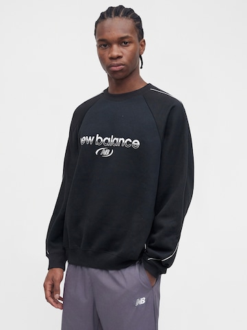 new balance Sweatshirt in Schwarz