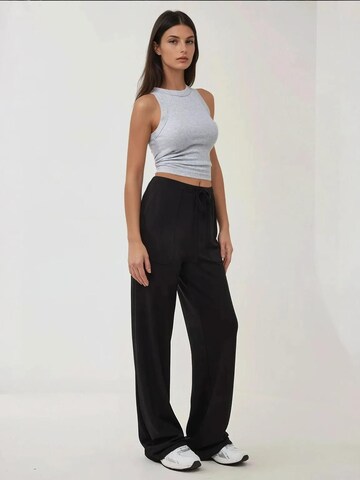 Wide Leg Pantalon Hiccup en noir