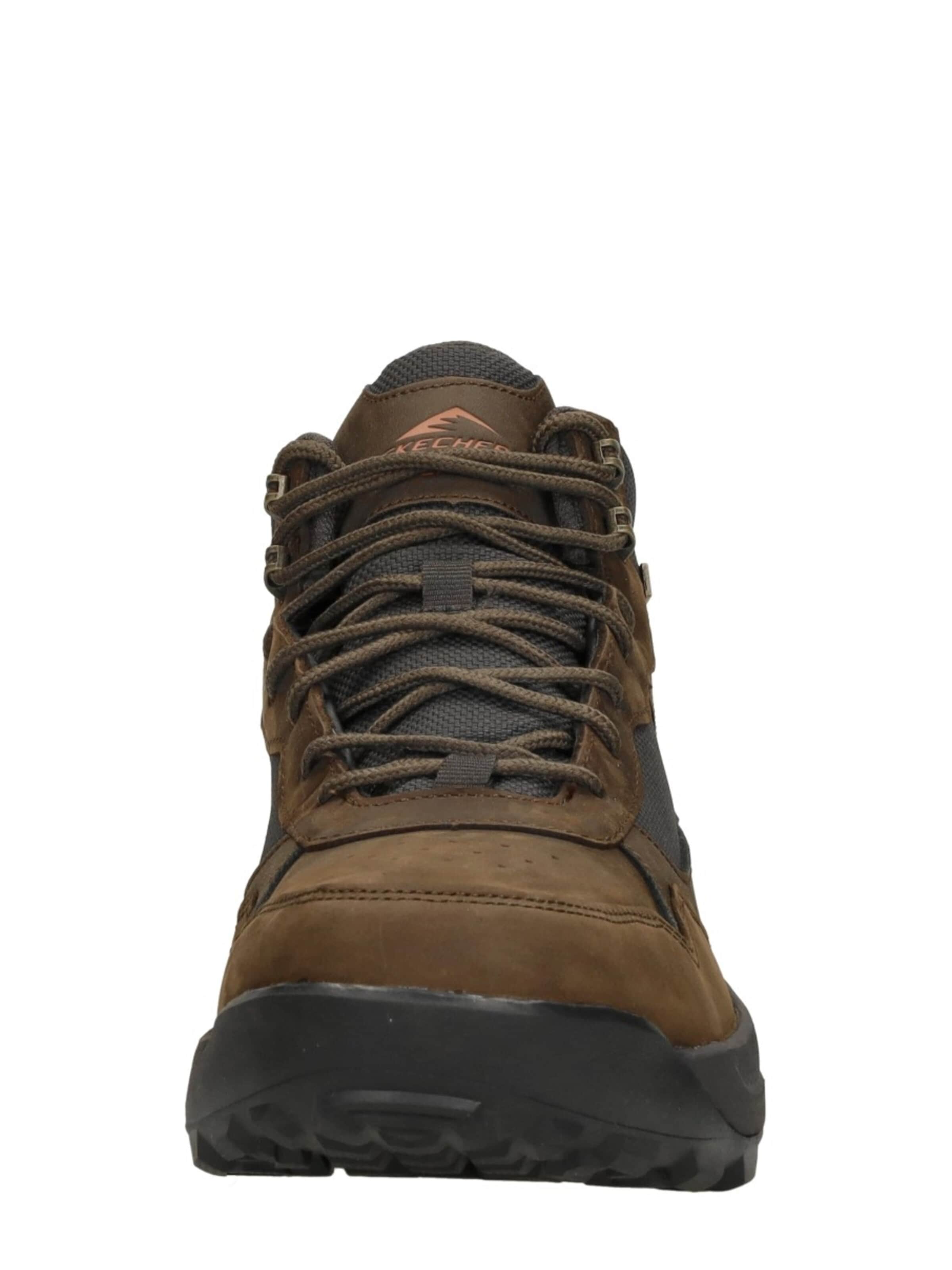 SKECHERS Lace-up boot 'Cambert' in Brown