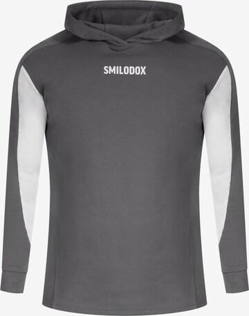 Smilodox Sweatshirt 'Maison' in Grijs: voorkant