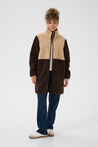 Love Copenhagen Fleece jas 'Vigga ' in Bruin