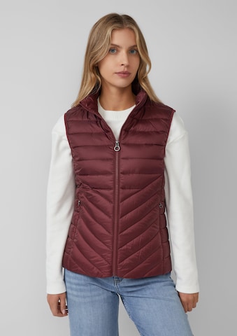 s.Oliver Vest in Red: front