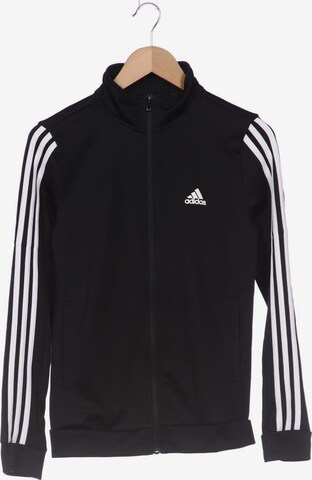 ADIDAS PERFORMANCE Sweatshirt & Zip-Up Hoodie in S in Black: front