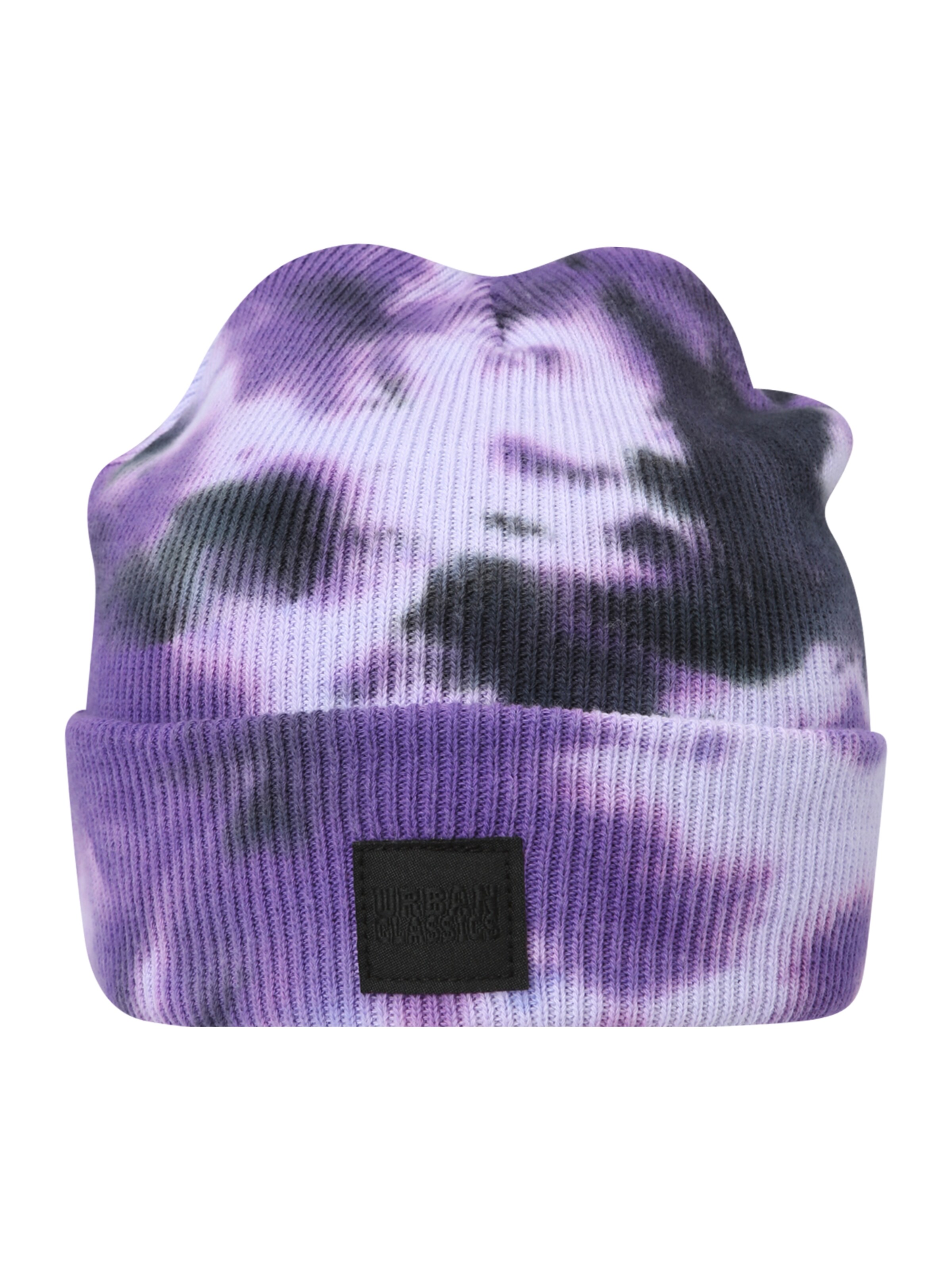 Urban Classics Čepice 'Tie Dye Beanie ' – fialová