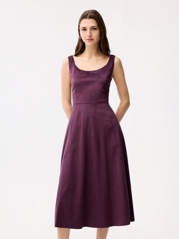 Robe adl en violet : devant