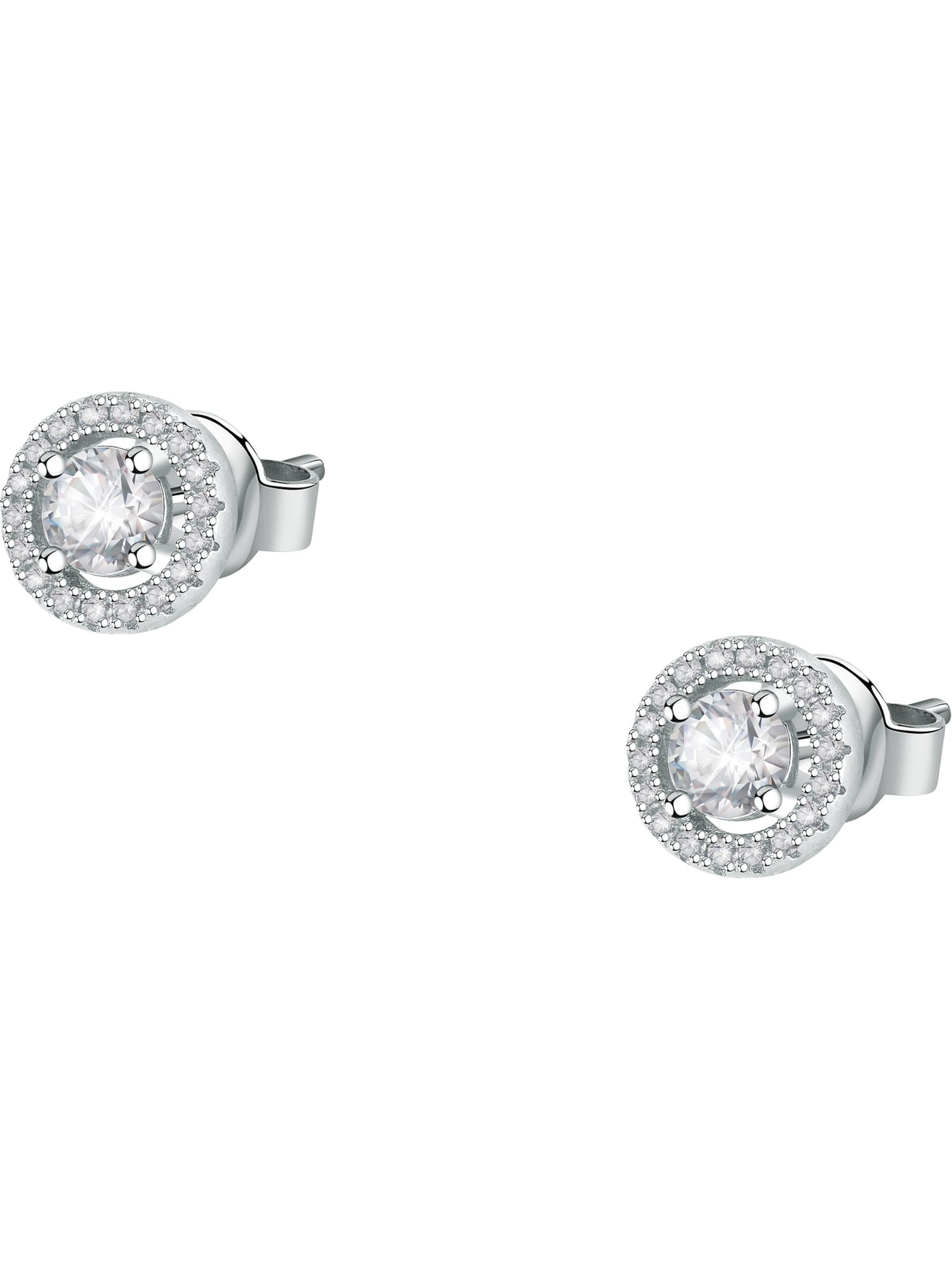 CHRIST Earrings in Silver: front