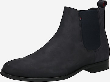 TOMMY HILFIGER - Botas chelsea em azul: frente