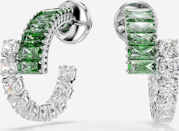 SwarovskiNaušnice 'Matrix' - zelena boja: prednji dio