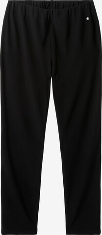 SHEEGO Slim fit Trousers in Black: front