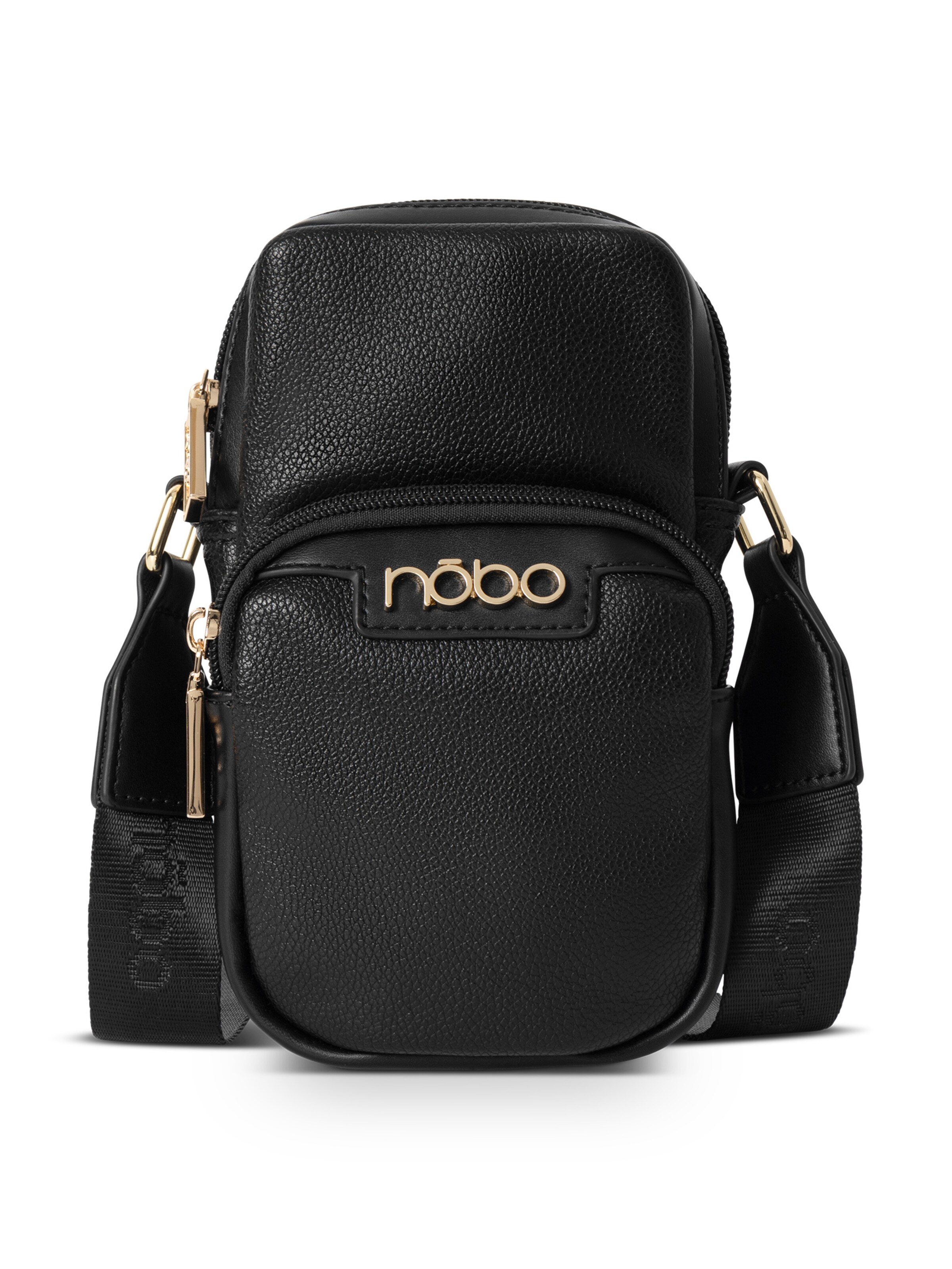 NOBO Schoudertas 'AGORA' in Zwart: voorkant
