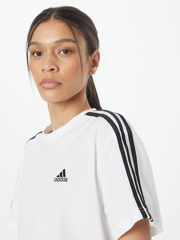 ADIDAS SPORTSWEAR - Camiseta 'Essentials 3-Stripes ' en blanco