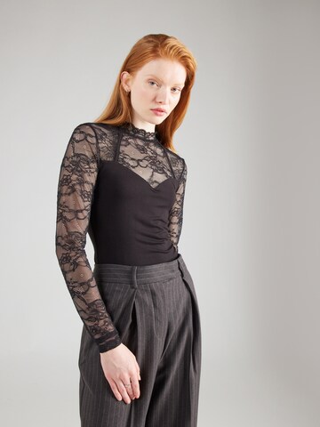 ABOUT YOU Shirt 'Auguste' in Zwart: voorkant