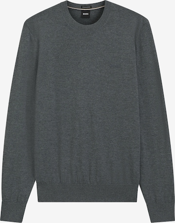 BOSS Pullover 'H-Leno-L' in Grau: Vorderseite