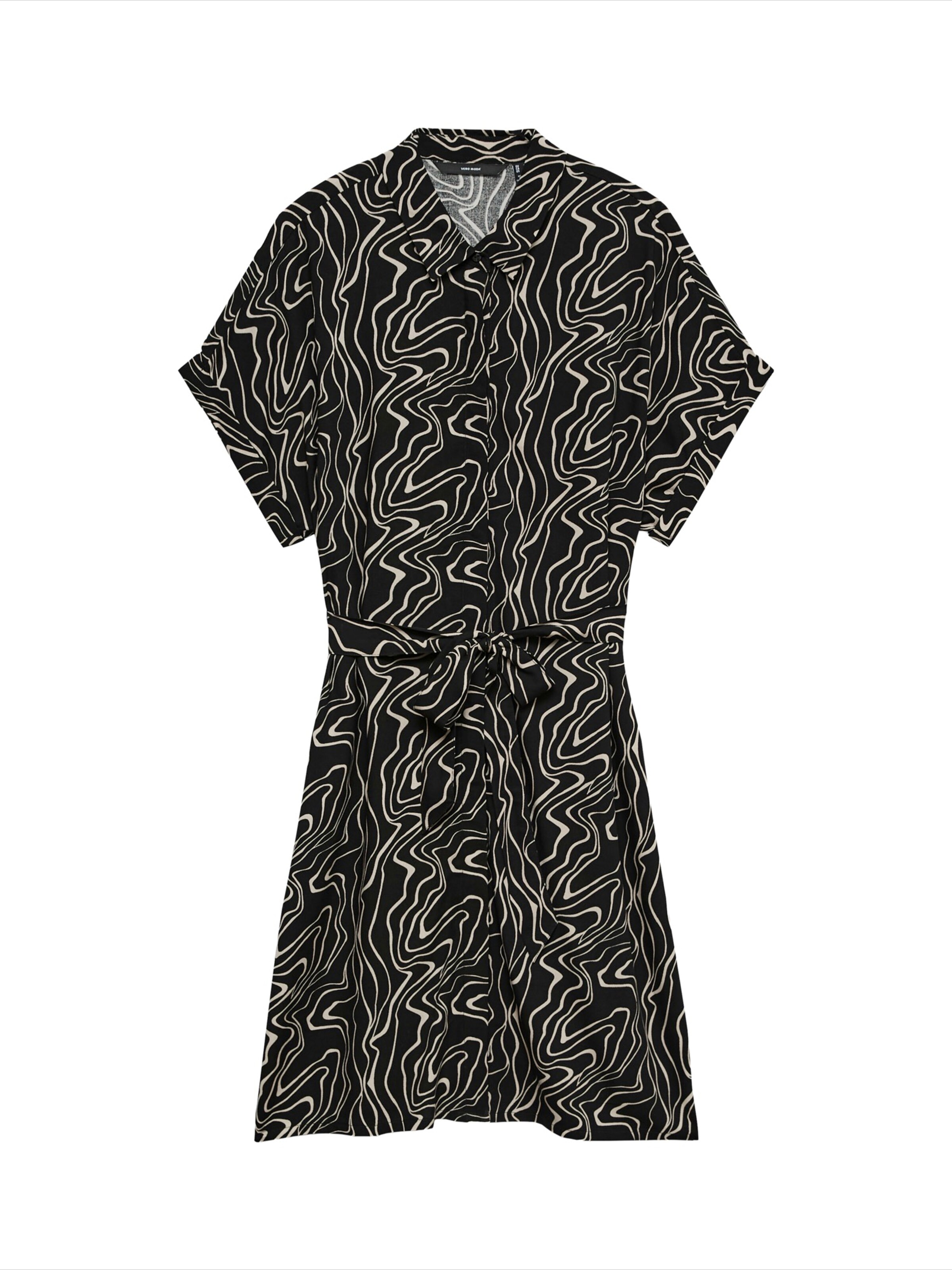 VERO MODA Shirt dress 'VMEASY JOY' in Black: front