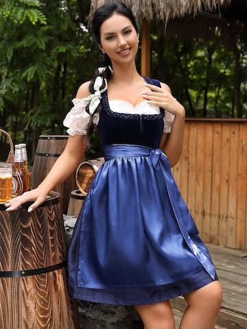 Yesfashion Dirndl in Blue
