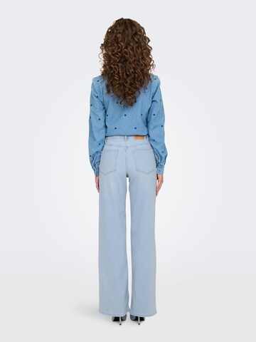 ONLY Wide leg Jeans 'ONLMadison' in Blauw