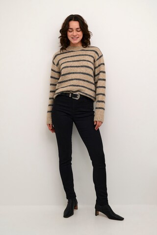 Pull-over 'Trina' Kaffe en beige