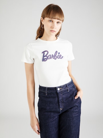 Cotton On T-shirt 'Barbie' i vit: framsida