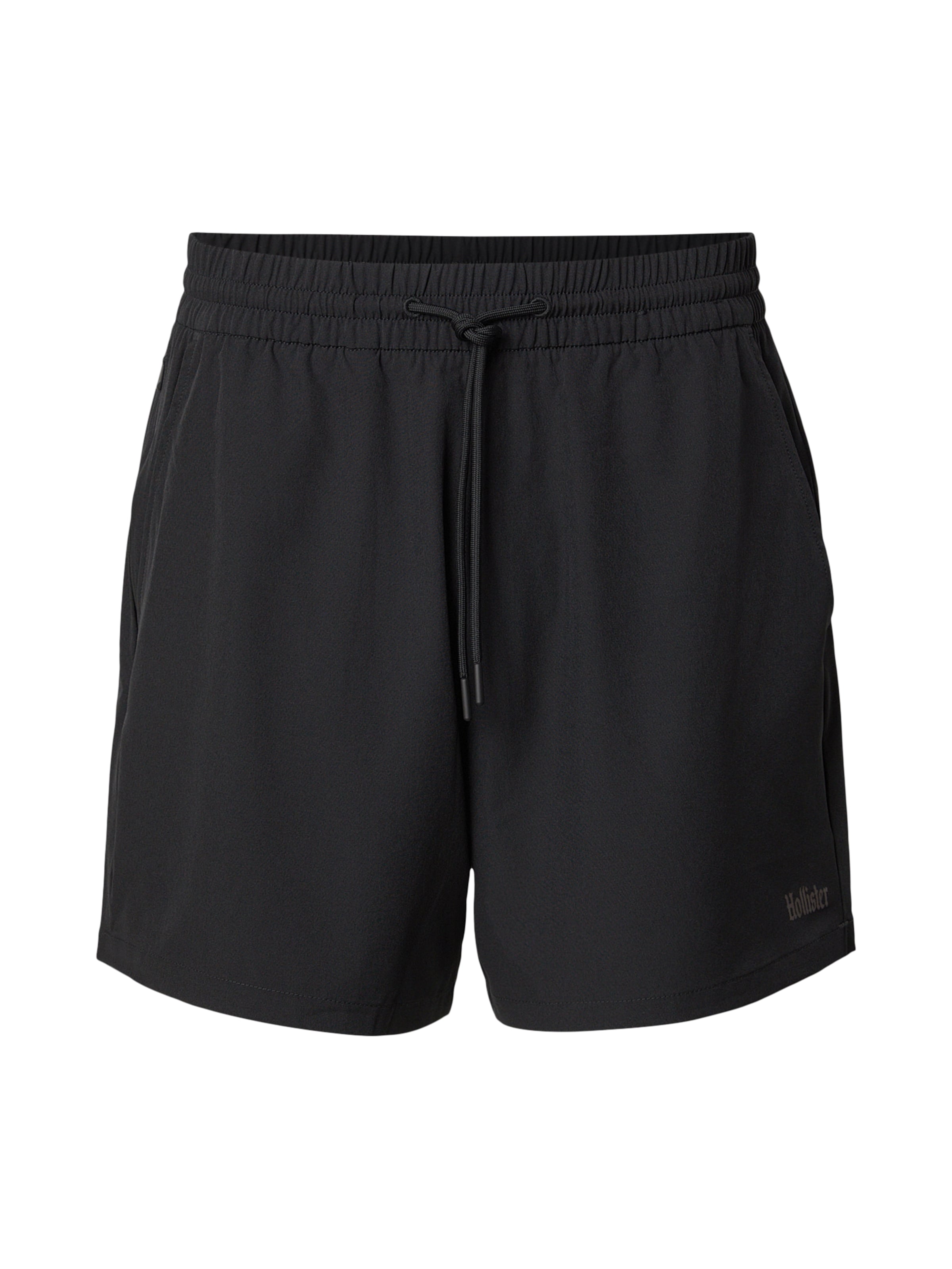 HOLLISTER Püksid, värv must: eest vaates