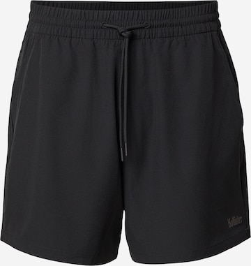 Pantalon HOLLISTER en noir : devant