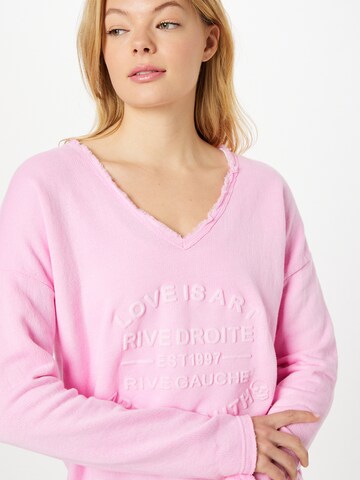 Zwillingsherz Pullover 'Kornelia' in Pink