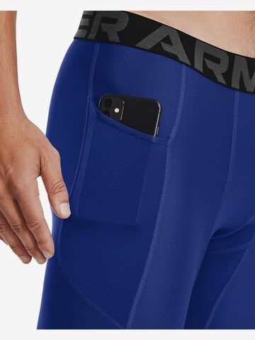 UNDER ARMOUR Skinny Sportbroek in Blauw