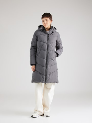 Ragwear Winter Coat 'REBELKA' in Grey: front