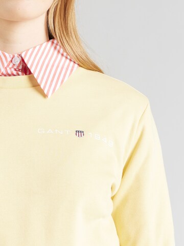 GANT Sweatshirt in Yellow