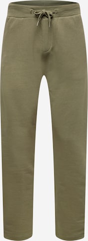 Regular Pantaloni de la TOM TAILOR pe verde: față