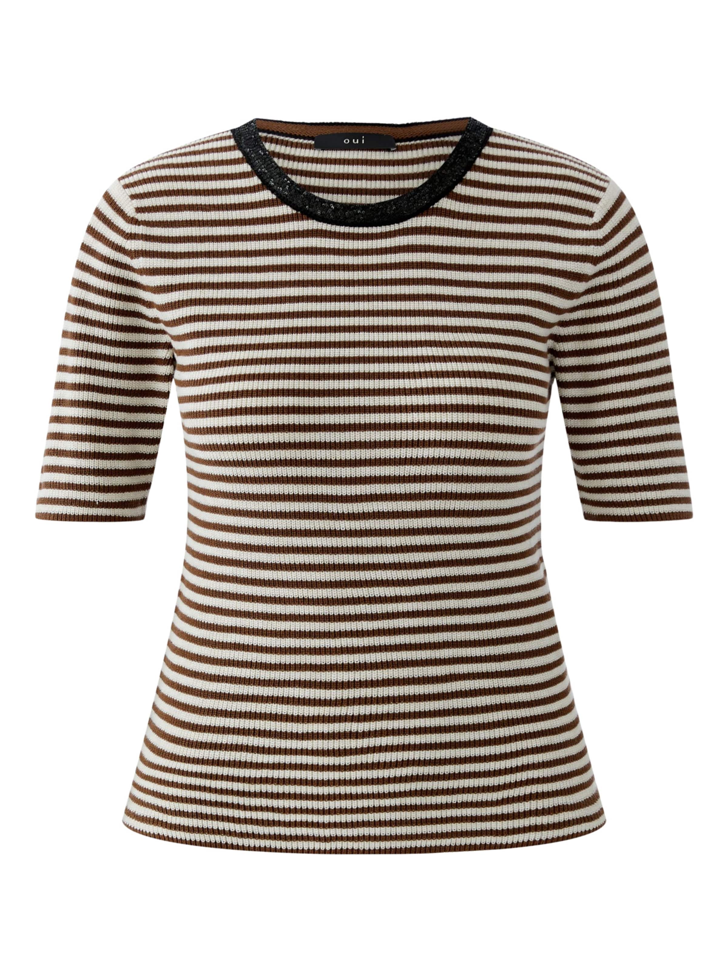 OUI Pullover in Braun: Vorderseite