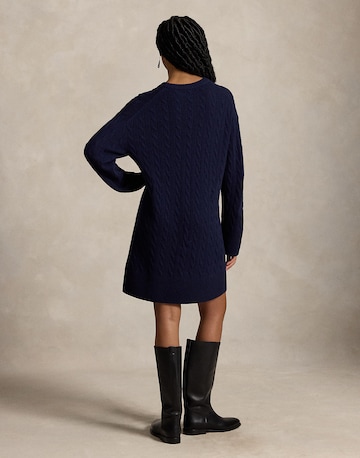 Rochie tricotat de la Polo Ralph Lauren pe albastru