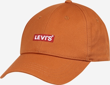 Cappello da baseball di LEVI'S in marrone: frontale