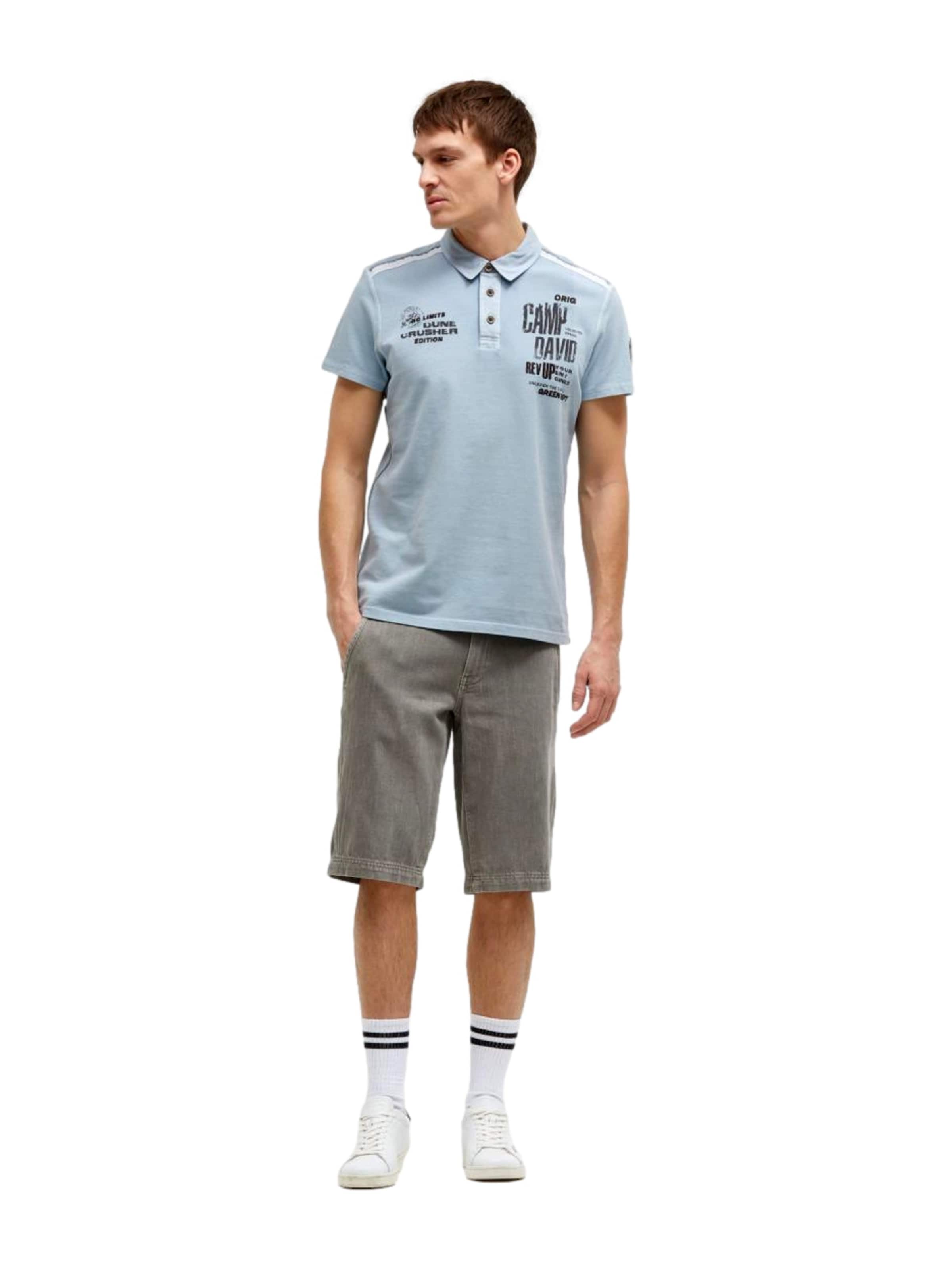 CAMP DAVID Shirt 'Dune Crusher' in Blue