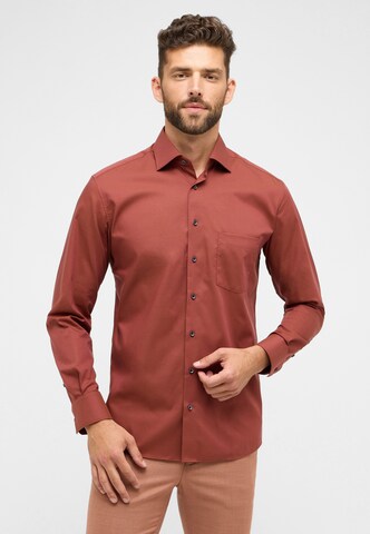 ETERNA Regular fit Button Up Shirt in Red: front