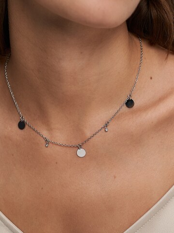 s.Oliver Kette 'Coins' in Silber