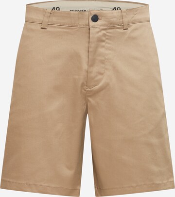 SELECTED HOMME Chino Pants 'Harrow' in Brown: front