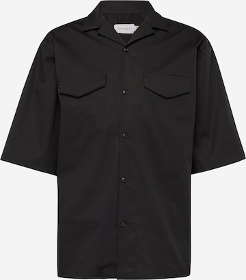 Fit confort Chemise TOPMAN en noir : devant