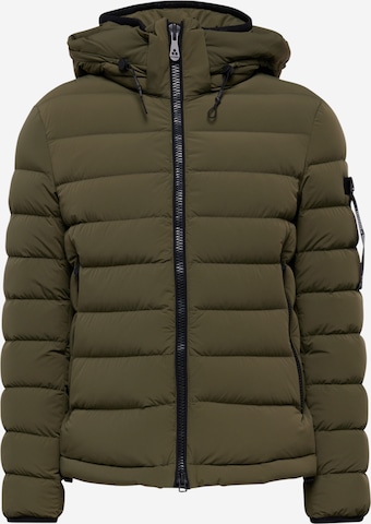 Peuterey Winter Jacket in Green: front