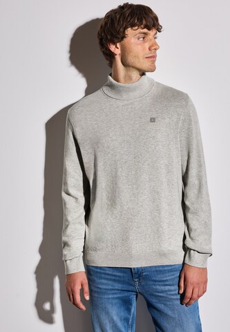 Street One MEN Sweater in Grey: front