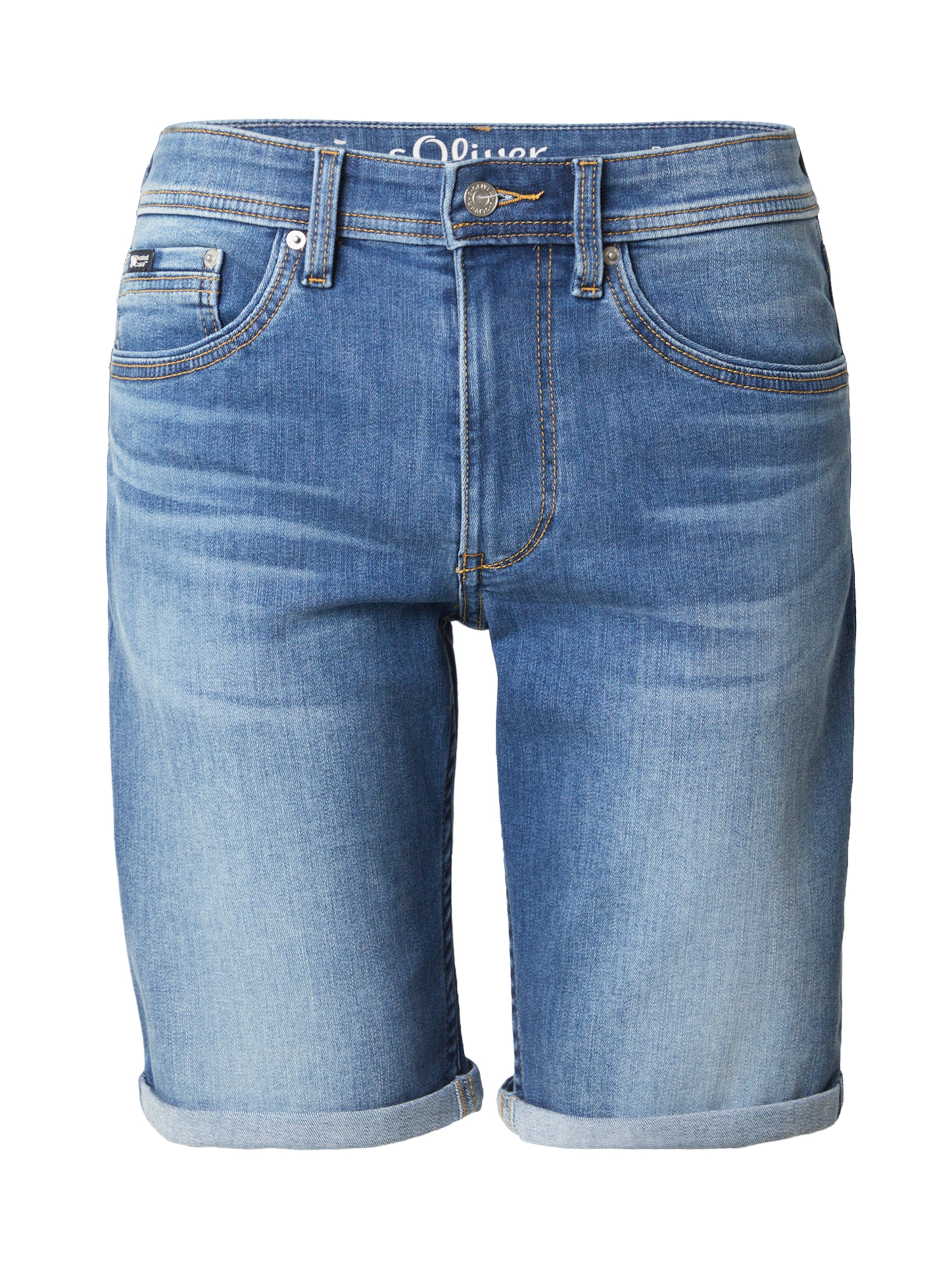 s.Oliver Regular Shorts in Blau: Vorderseite