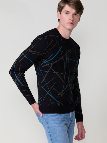 KOROSHI Pullover i sort
