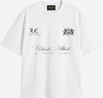 T-Shirt Kleidermafia en blanc : devant