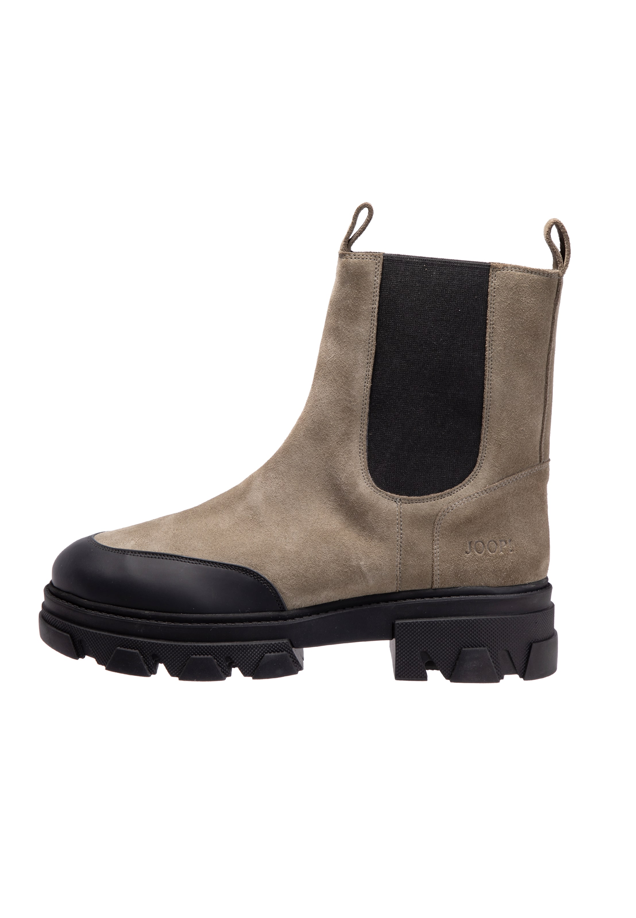 JOOP! Chelsea Boots 'Velluto Cameo' in Grün: Vorderseite