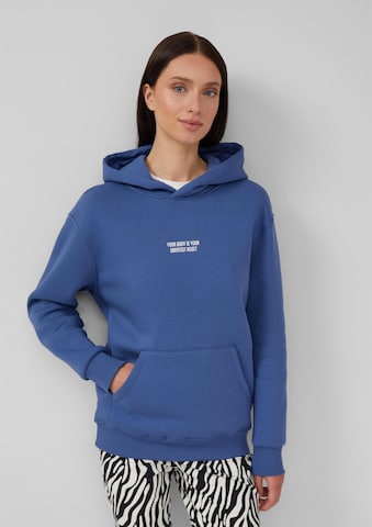 s.Oliver Sweatshirt in Blau: Vorderseite