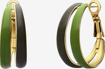 Lucardi Oorbellen in Groen: voorkant