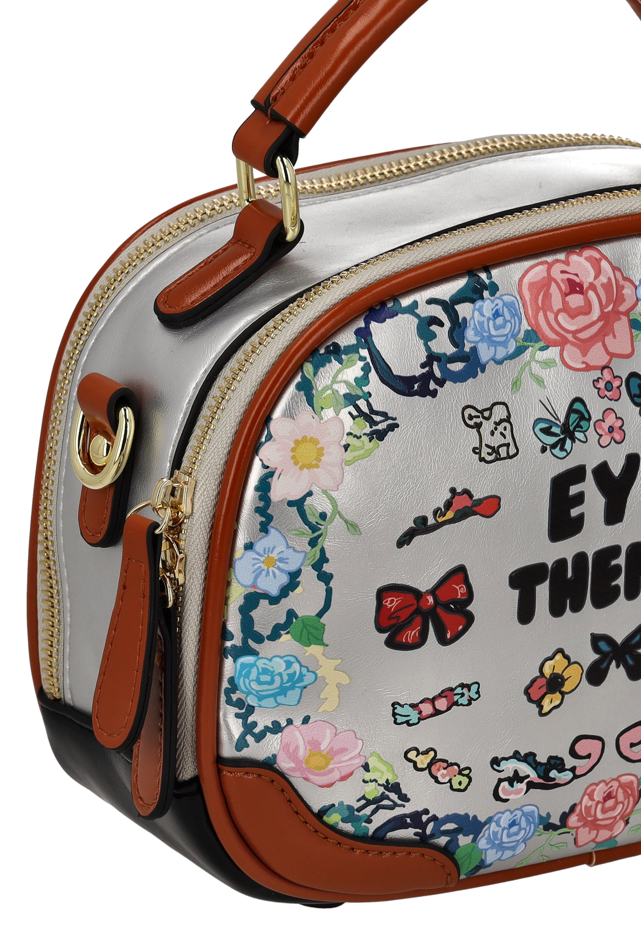 MYMO Handtas 'EYETHEME' in Zilver